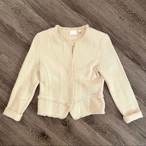 Anthropologie ett:twa bardot tweed jacket